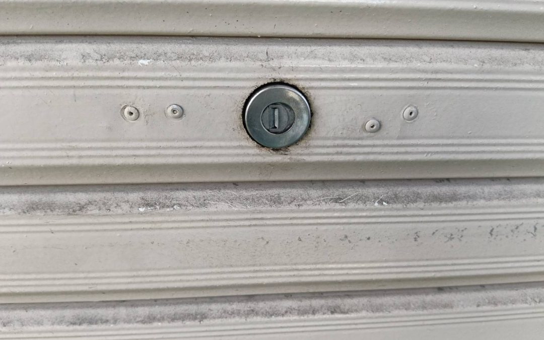シャッター錠🔒交換